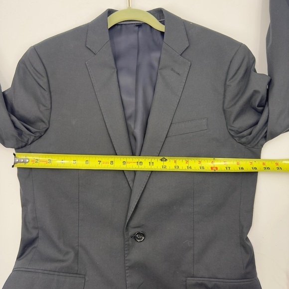 J Crew Mens Ludlow Single Breasted Blazer Size 38R Black Sport Coat Two Button - Picture 10 of 13